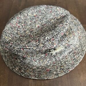 Vintage David Hanna & Sons Ireland Wool Tweed‎ Mens Hat Europe (*Read*)